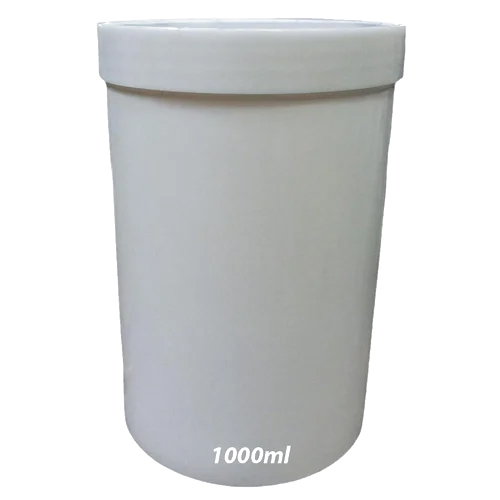 1000ml White HDPE Jar