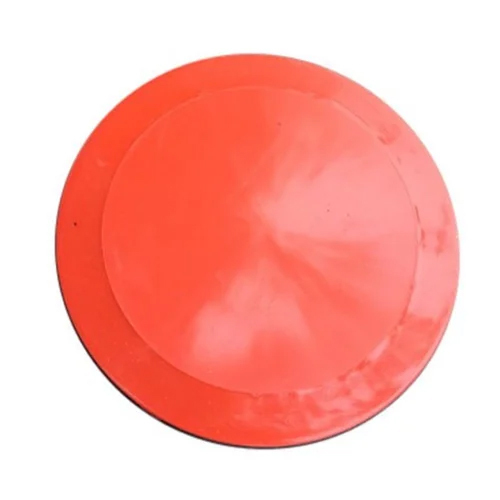 Orange Plastic Jar Cap