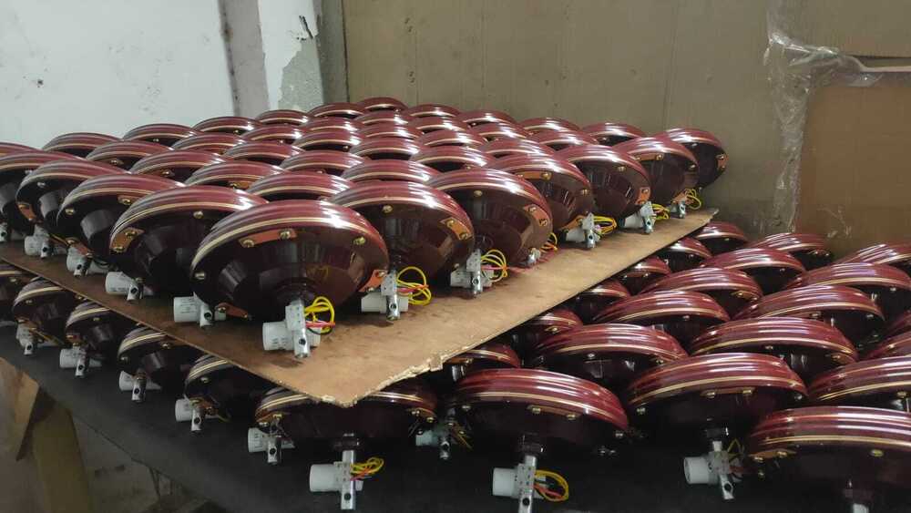 Decorative Black Ceiling Fan - Material: Metal