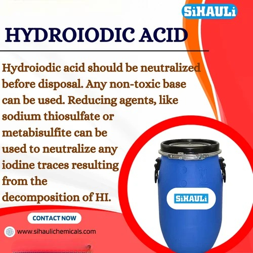 Hydroiodic Acid Manufacturers, Suppliers, Exporters From Vasai Mumbai India