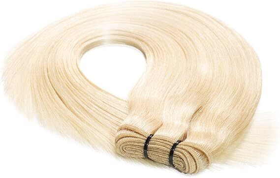 Blonde Color  Straight remy hair weft long size 24-30 inch available human hair extension