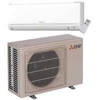 Mitsubishi Split Air Conditioners - 1.5 Ton, White Color, Wall-mounted Design | Rotary Compressors, Electric Powered, New Condition, Voltage 220-440 Volt, Warranty Included