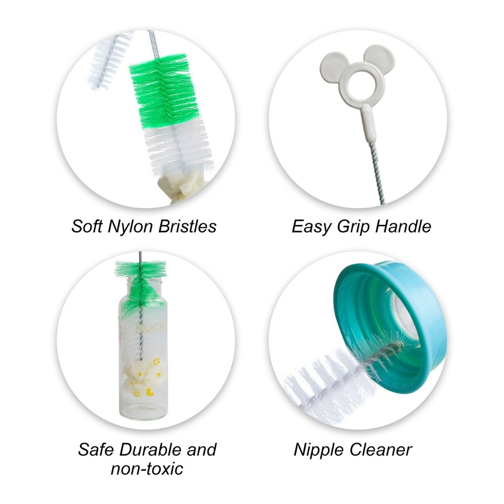 Feeder & Nipple Brush - Color: Multicolor