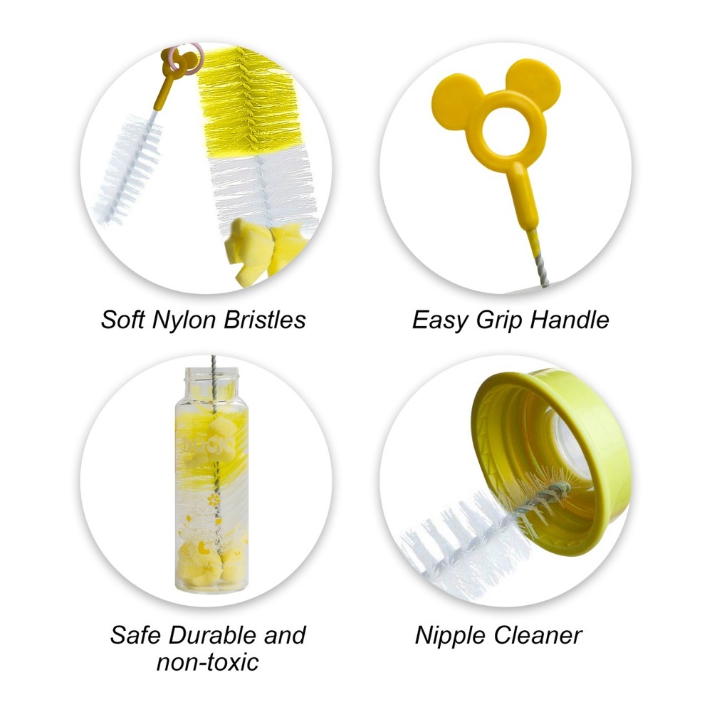 Feeder & Nipple Brush - Color: Multicolor