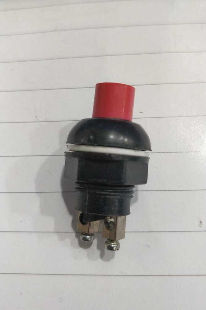 Push Switch Screw Terminal - Plastic Material, 10a Rated Voltage, Red Color | Ideal For Industrial Machinery, Security Systems, Automotive Applications