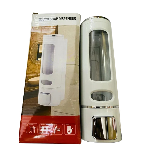 White Capsule Manual Soap Dispenser