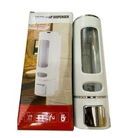 White Capsule Manual Soap Dispenser - Finish: Glossy
