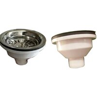 Royal Sink Coupling - Color: White And Silver