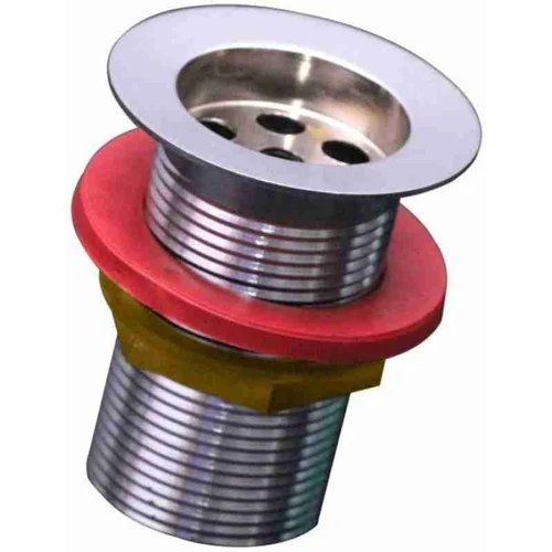Full Thread Waste Coupling - Color: Silver