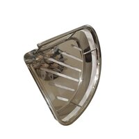 Ss Corner Shelf - Color: Silver
