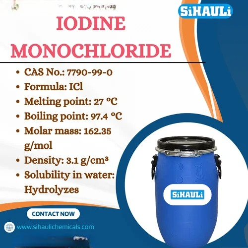 Iodine Monochloride Manufacturers, Suppliers, Exporters From Vasai Mumbai