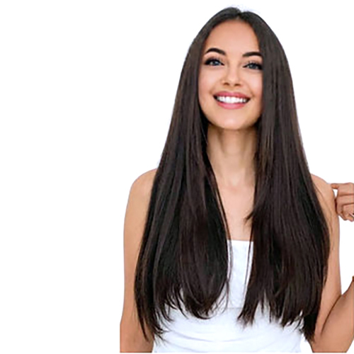 3 पीस क्लिप-ऑन नेचुरल रेमी हेयर एक्सटेंशन सेट