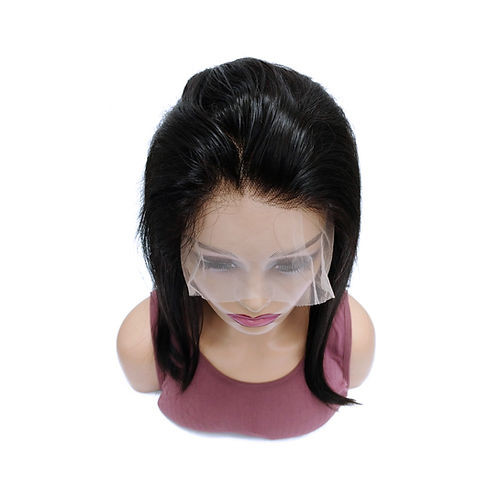 18Inch Bob Frontal Wig - Color: Natural Black (1B)