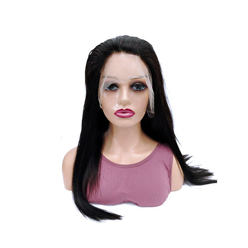 Frontal Wig Human Hairs - Color: Natural Black (1B)
