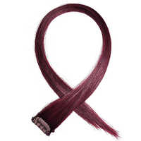 Single Clip Human Hair Streaks