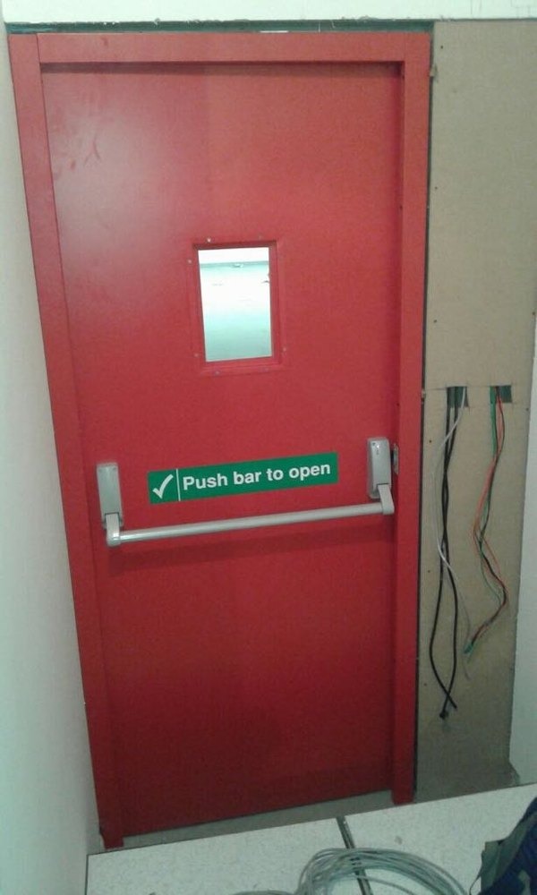 Fire Door - Color: Red