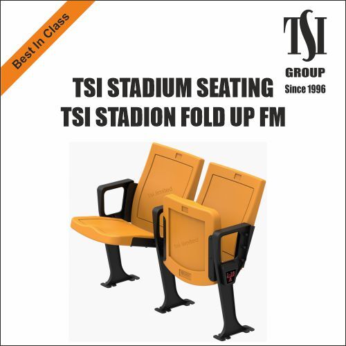 Fold Up Stadium Seating - Space Saving Floor Mount Chair