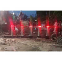 Automatic Hydraulic Bollard - Color: Black