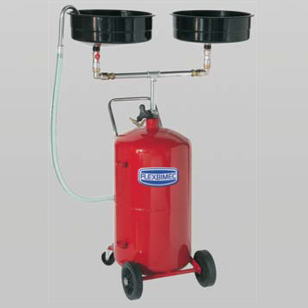 3112 Mobile Waste Oil Gravity Drainer With 2 Collection Bowl - Automatic Grade: Automatic