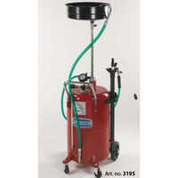 3195 Mobile Combined Waste Oil Drainer And Suction Unit - Material: Stainless Steel