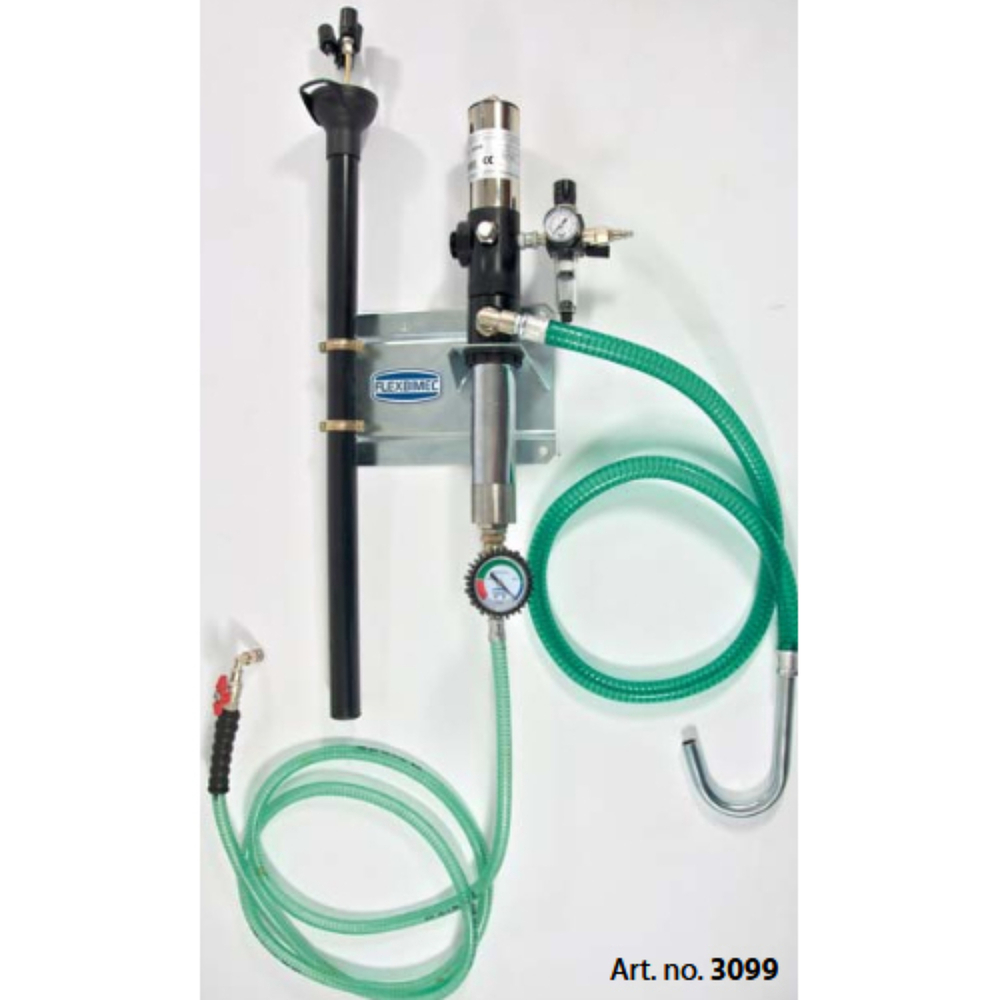 3099 Wall Mounted Waste Oil Suction System - Material: Stainless Steel