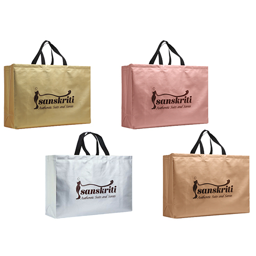 Sb 029 Sanskriti Sarees Ultrasonic Bags - Color: Multicolor