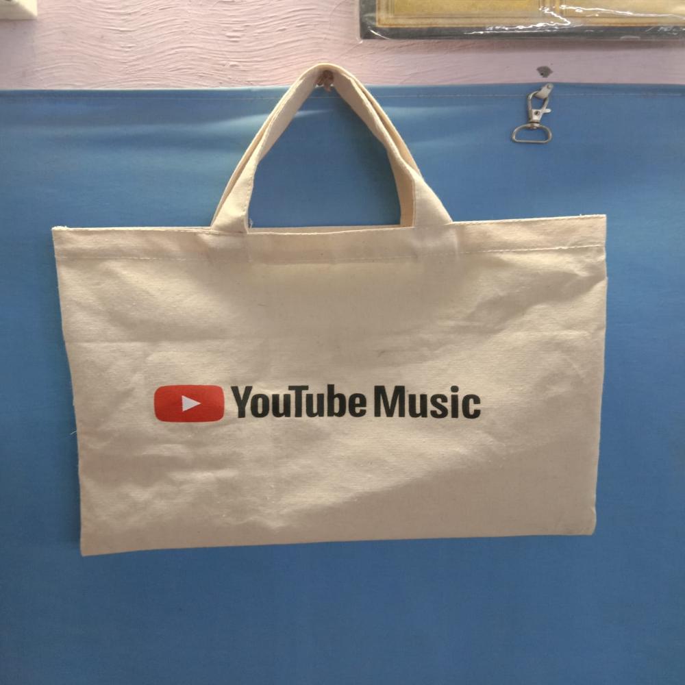 Cotton Bag - 15x15 Inches, Beige | Cotton Material, 100 Grams Weight, 10 Inch Handle, Suitable For School, Gym, Shopping, 5 Kg Capacity