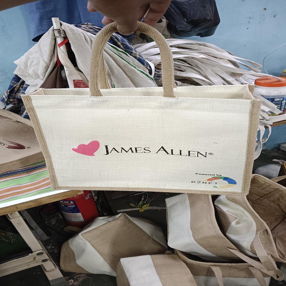 Jute PromotionBag With Zip
