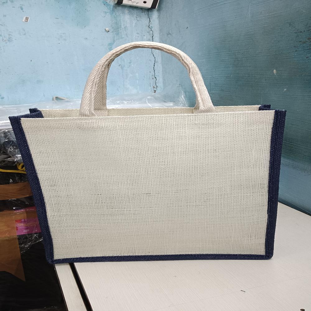 Tiffin Jute Bag - Jute Material, Various Sizes Available, Vibrant Colors, Flexiloop Handle | Customizable For Shopping & Promotional Use