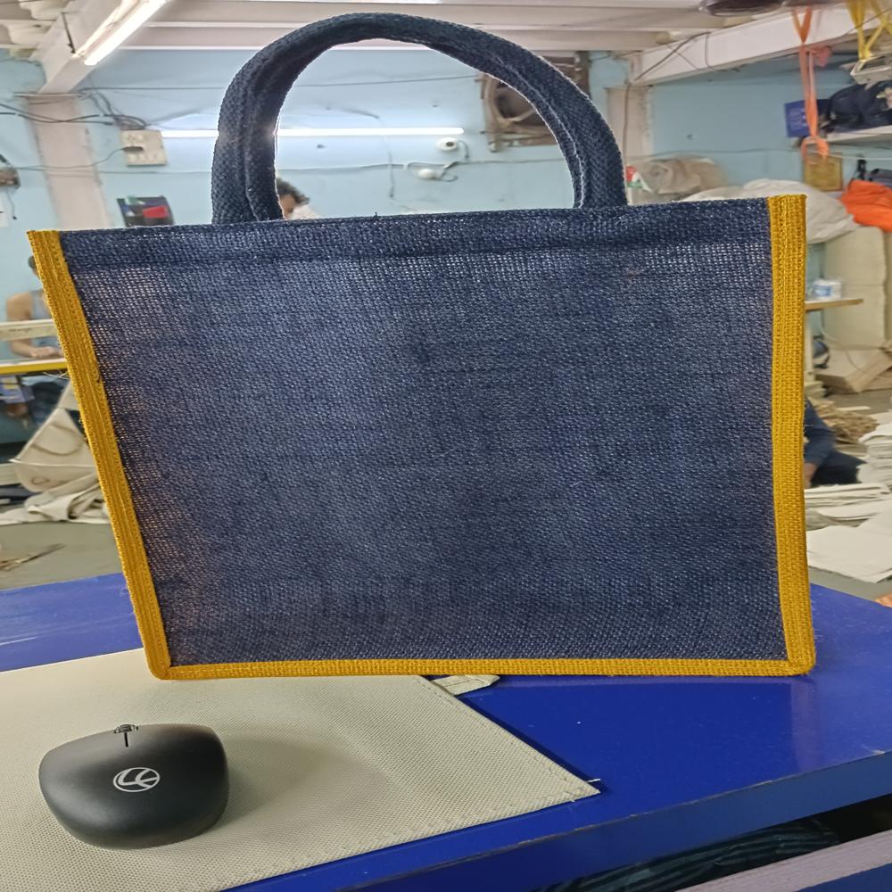 Tiffin Jute Bag - Jute Material, Various Sizes Available, Vibrant Colors, Flexiloop Handle | Customizable For Shopping & Promotional Use