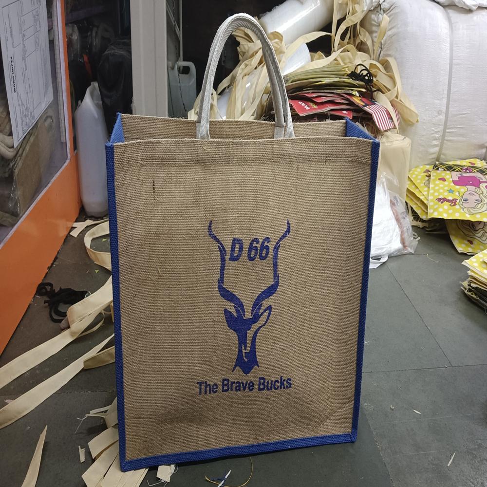 Jute Bag With Ship
