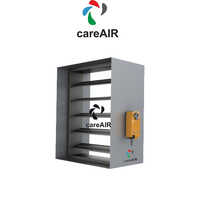 Fire Damper Wall Mounted Motorised Actuator Mounted Centrally