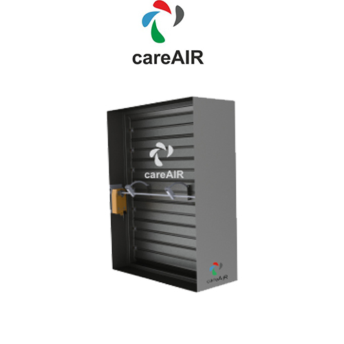 Fire Damper Wall Mounted Motorised Actuator Mounted Internally