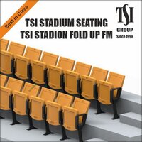 Fold Up Stadium Seating - Space Saving Floor Mount Chair