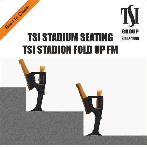 Fold Up Stadium Seating - Space Saving Floor Mount Chair