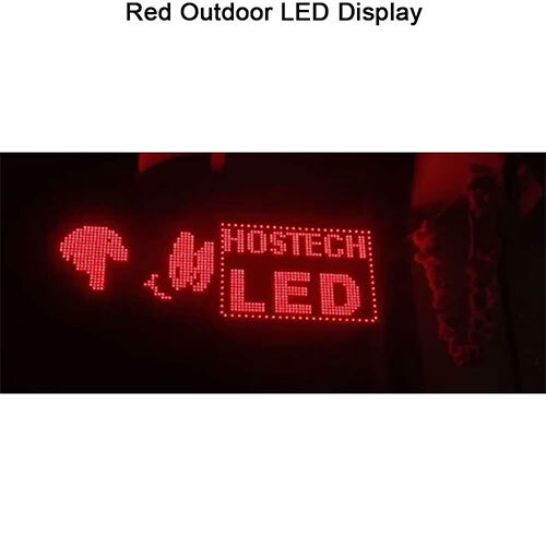 Red Outdoor LED Display