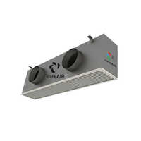 Plenum Box With Mounted Grille - Color: Grey