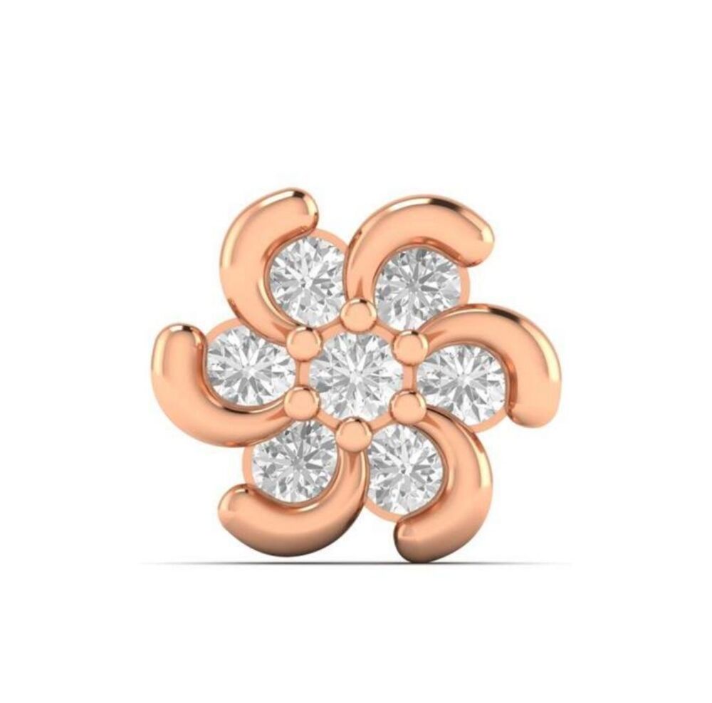 Nose Pin - Diamond Carat Weight: 0.05 Carat