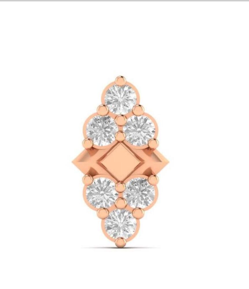 Nose Pin - Diamond Carat Weight: 0.05 Carat
