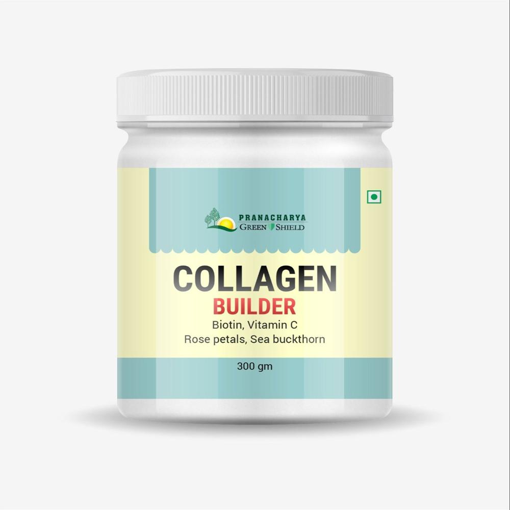 Collagen Builder Powder - Hydrolyzed Collagen, Vitamin C & E, Omega-3 Fatty Acids | Supports Skin Elasticity, Joint Health, Hair & Nail Strength