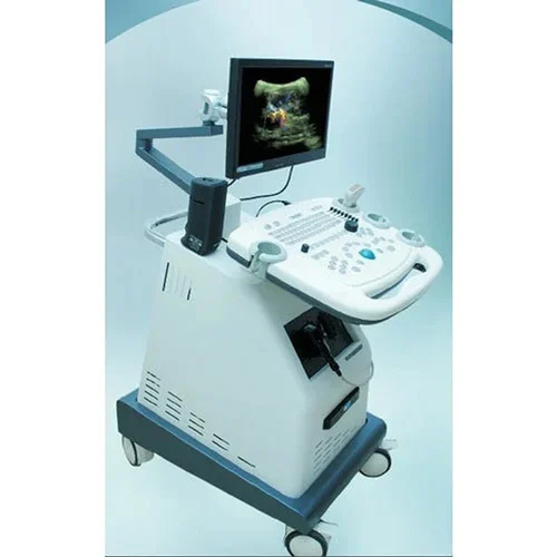 Ethiroli Trolley Surabhi Ultrasound Machine - Material: Metal