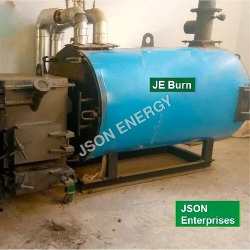 Pellet Fired Editable Oil Heat Exchanger - Color: Blue