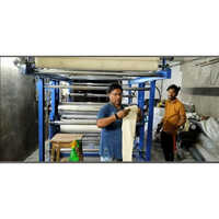 Fully Automatic Garments Fusing Machine - Color: Blue