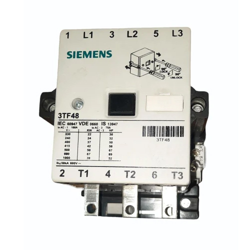 3Tf48 Siemens Contactor - Application: Electrical