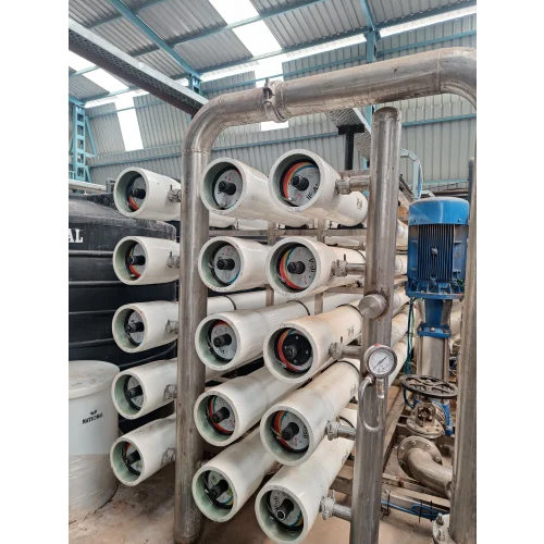 Side Port Frp Membrane Housing - Color: White