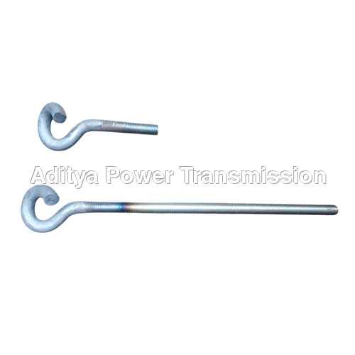 Round Type Pigtail Hook - Color: Silver