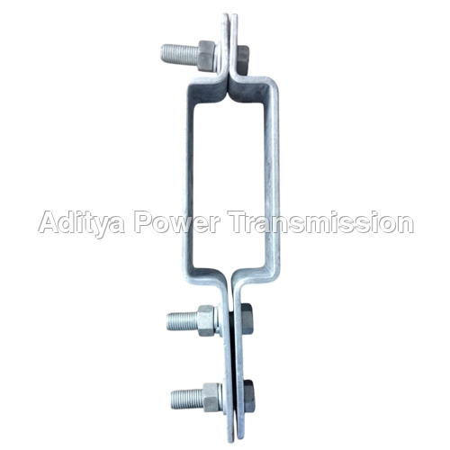 Pole Clamp For Eye Hook - Color: Silver