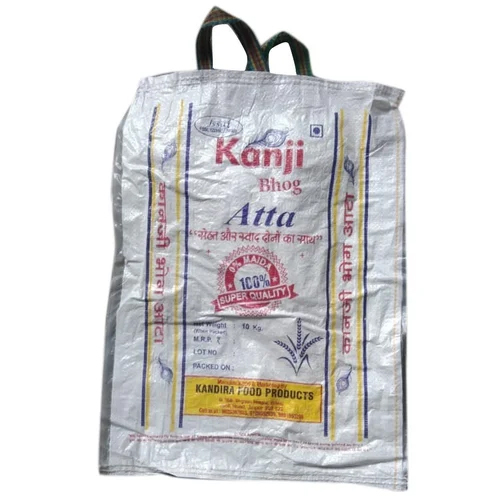 10 Kg Printed Pp Woven Bag - Color: Silver