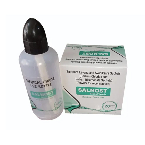 Samudra Lavana And Svarjiksara Sachets Sodium Chloride Nasal Spray Kit