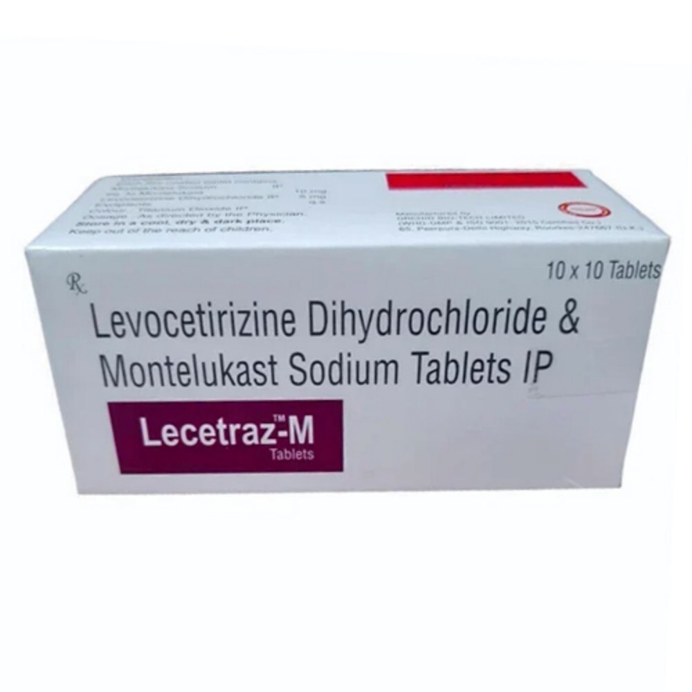 Levocetirizine Dihydrochloride Montelukast Sodium Tablet - Recommended For: Relieves Sneezing And Runny Nose Due To Allergies